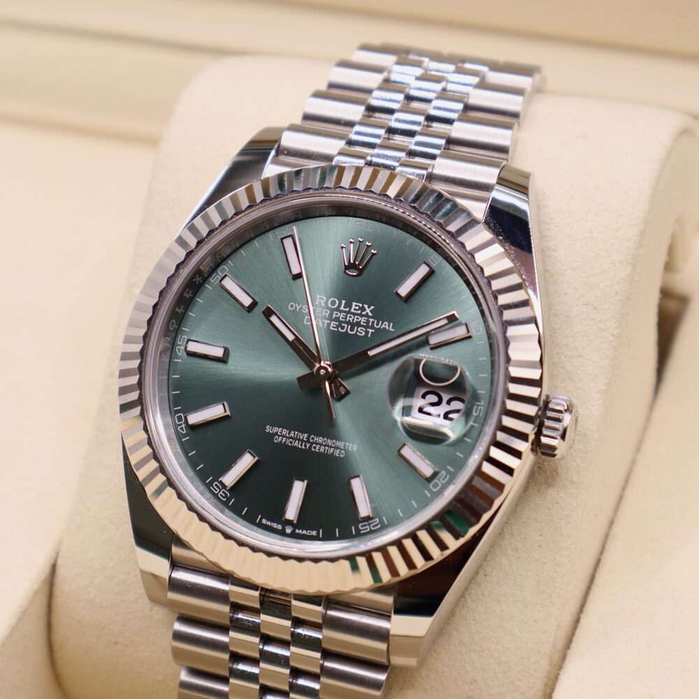2025 Mint Green Rolex Datejust 41 - 126334