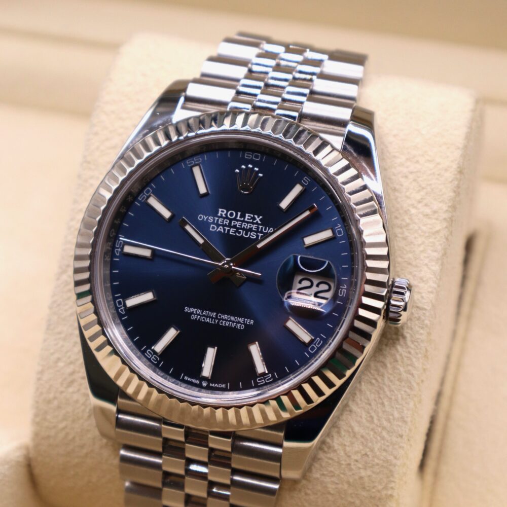 2022 Blue Rolex Datejust 41 - 126334