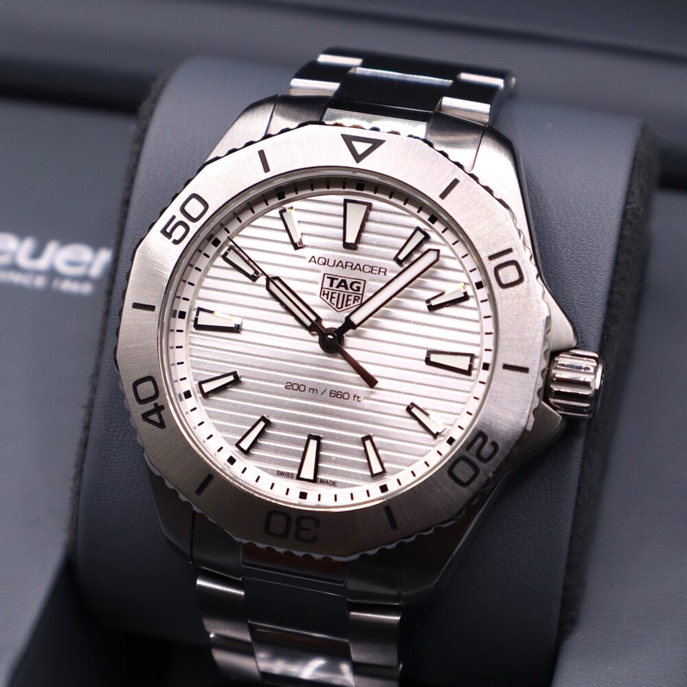 2024 White TAG Heuer Aquaracer - WBP1111