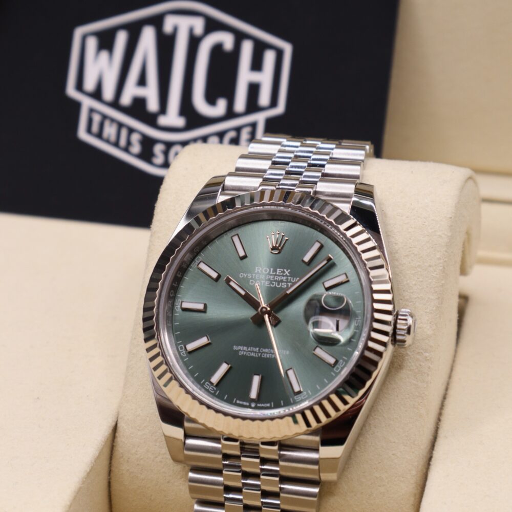 2025 Rolex Datejust 41 Mint Green - 126334