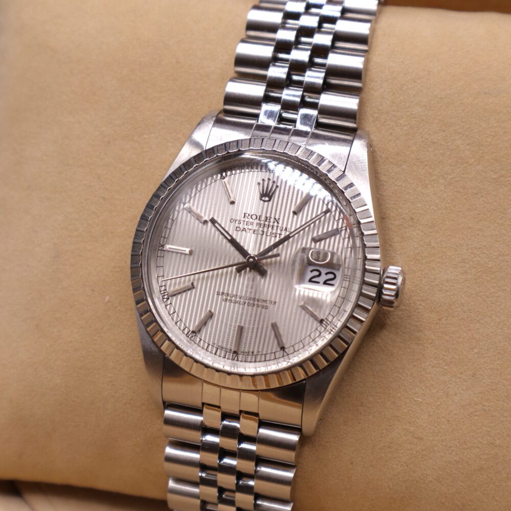 Rolex Datejust 36 Silver Tapestry Dial | 1987 | 16030