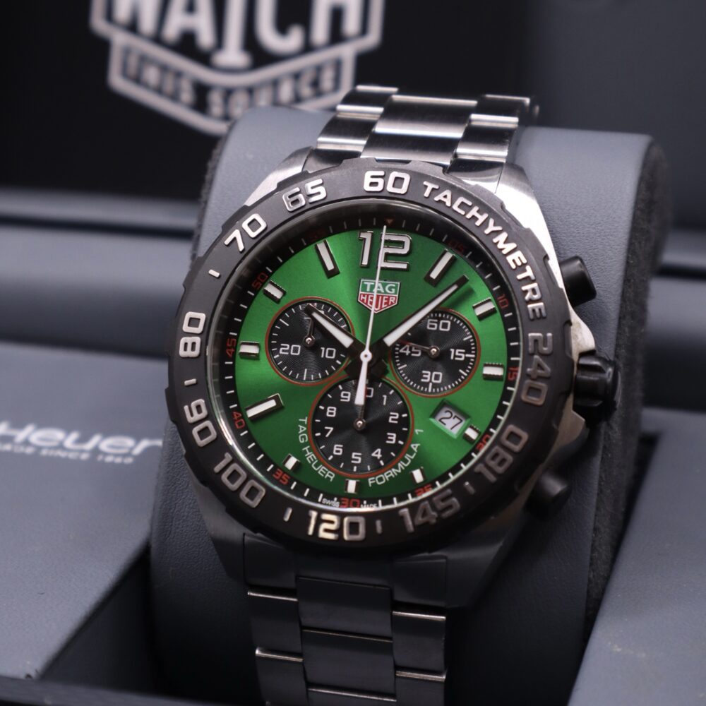 TAG Heuer Formula 1 Chronograph Green Dial - CAZ101AP